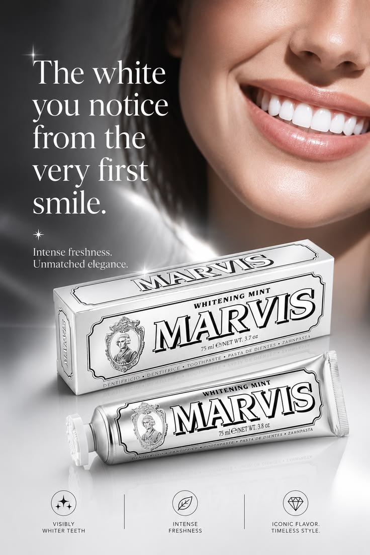 معجون أسنان Marvis Silver